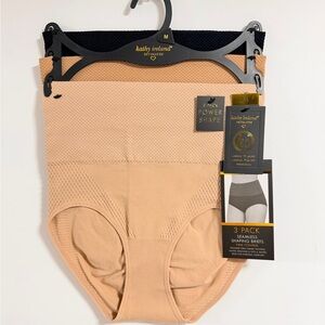 Kathy Ireland Seamless Shaping Briefs - Beige (Pack)